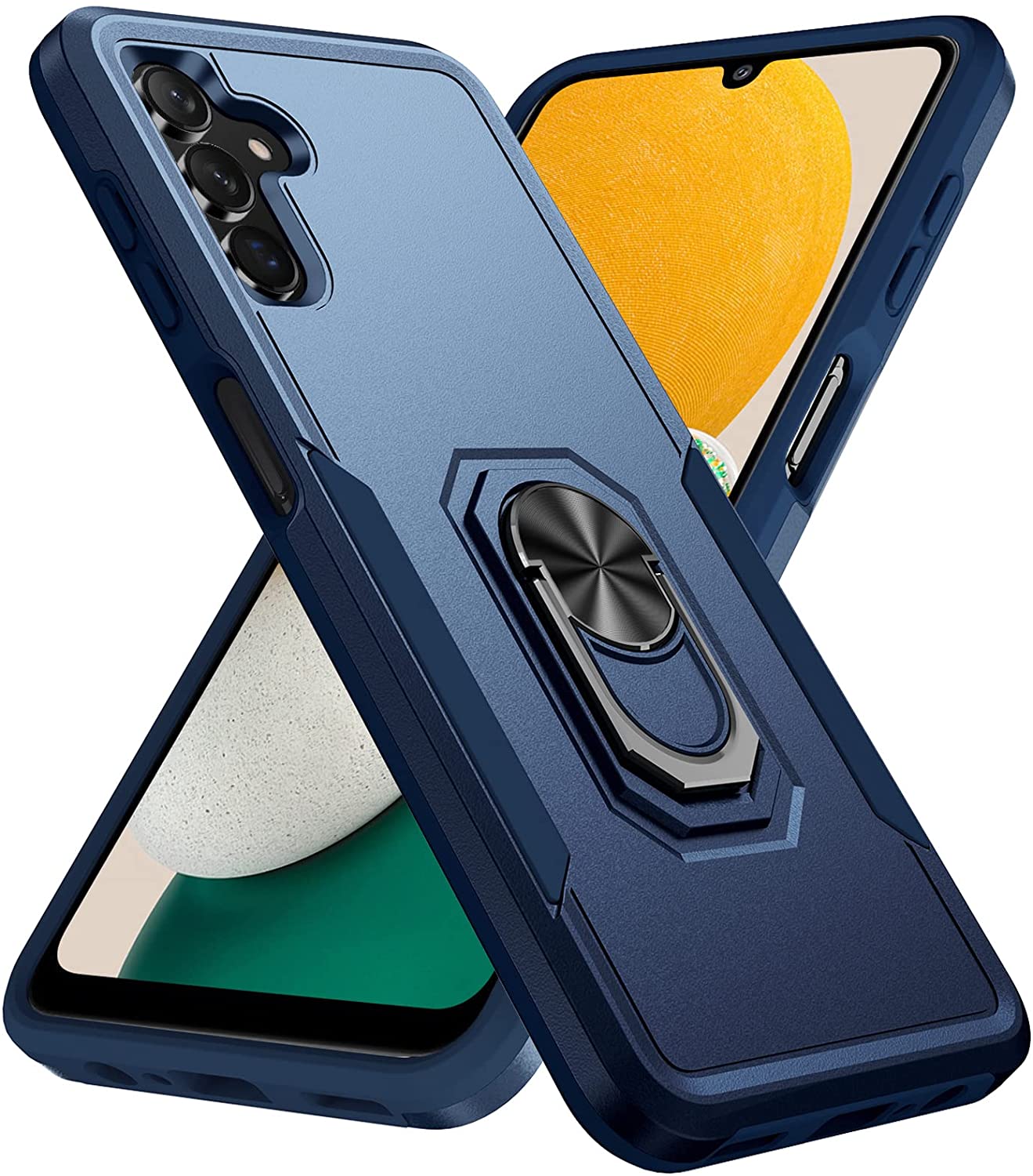 Étui à anneau robuste pour Samsung Galaxy A13 5G / A04s Étui à anneau robuste pour Samsung Galaxy A13 5G / A04s